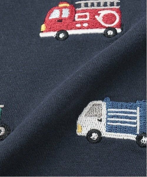 petit main / プティマイン Tシャツ | 【接触冷感】働く車刺しゅう半袖Tシャツ | 詳細11