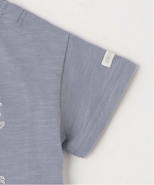 petit main / プティマイン Tシャツ | 【接触冷感】海刺しゅう半袖Tシャツ(キッズサイズ) | 詳細9