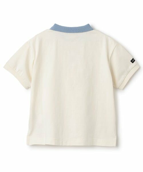 petit main / プティマイン Tシャツ | 【接触冷感】ポロ衿配色半袖Tシャツ | 詳細5