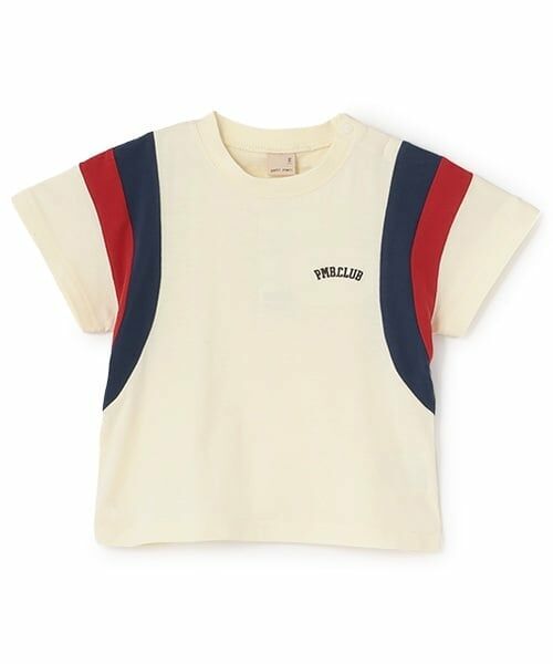 petit main / プティマイン Tシャツ | 【接触冷感】袖ライン配色半袖Tシャツ | 詳細11