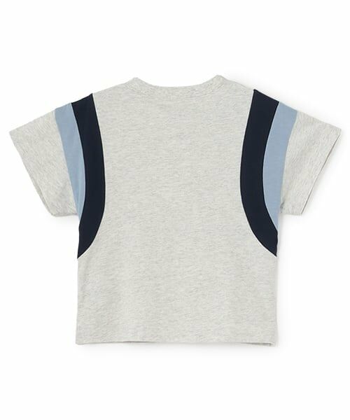 petit main / プティマイン Tシャツ | 【接触冷感】袖ライン配色半袖Tシャツ | 詳細3