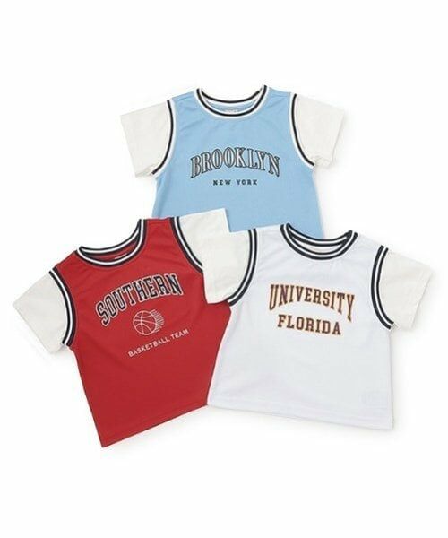 petit main / プティマイン Tシャツ | 【接触冷感】ユニフォームドッキング半袖Tシャツ | 詳細11