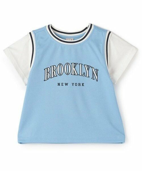 petit main / プティマイン Tシャツ | 【接触冷感】ユニフォームドッキング半袖Tシャツ | 詳細13