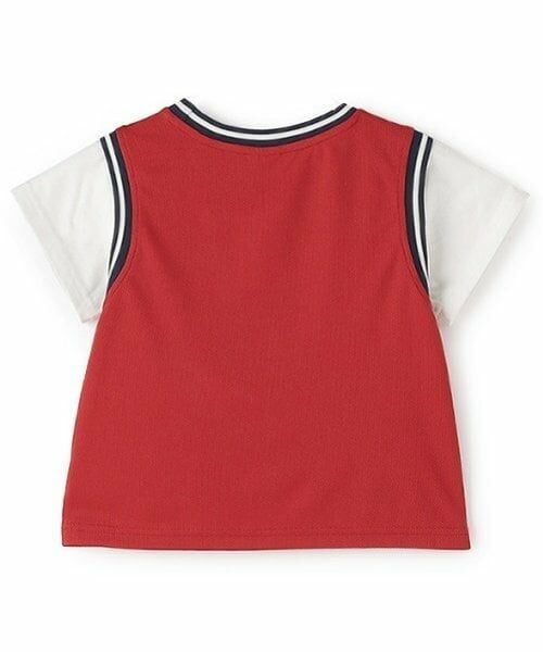 petit main / プティマイン Tシャツ | 【接触冷感】ユニフォームドッキング半袖Tシャツ | 詳細2