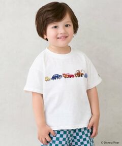 petit main / プティマイン Tシャツ | 【Disney】カーズ/アップリケ半袖Tシャツ