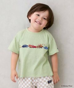 petit main / プティマイン Tシャツ | 【Disney】カーズ/アップリケ半袖Tシャツ