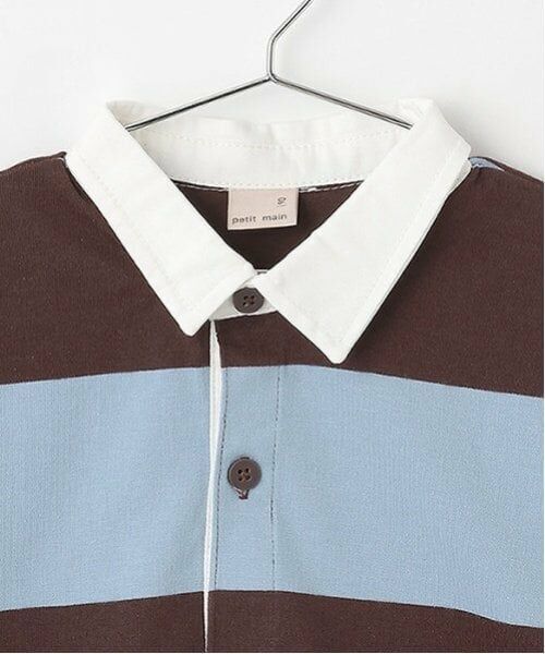 petit main / プティマイン Tシャツ | 【リンク】半袖ラガーTシャツ(キッズ) | 詳細4