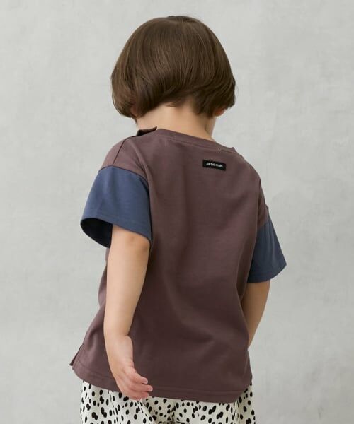 petit main / プティマイン Tシャツ | 恐竜刺しゅう半袖Tシャツ | 詳細4