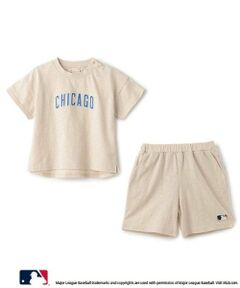 petit main / プティマイン ミニ丈・ひざ丈ワンピース | 【MLB】カットソーセットアップ