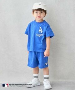 petit main / プティマイン ミニ丈・ひざ丈ワンピース | 【MLB】カットソーセットアップ