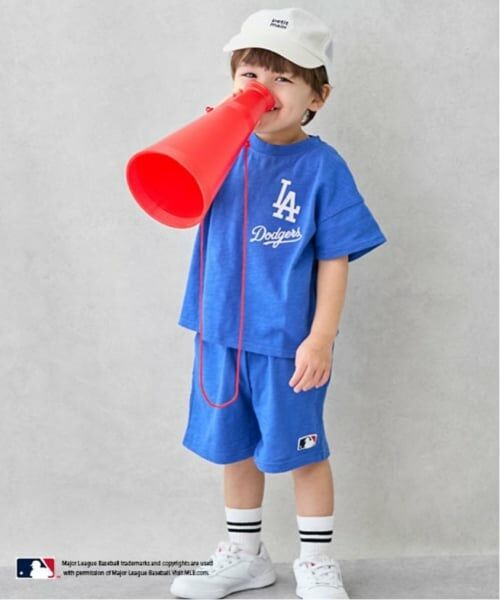 petit main / プティマイン ミニ丈・ひざ丈ワンピース | 【MLB】カットソーセットアップ | 詳細2