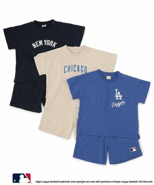 petit main / プティマイン ミニ丈・ひざ丈ワンピース | 【MLB】カットソーセットアップ | 詳細21