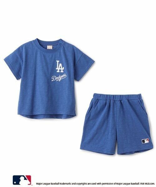 petit main / プティマイン ミニ丈・ひざ丈ワンピース | 【MLB】カットソーセットアップ | 詳細4