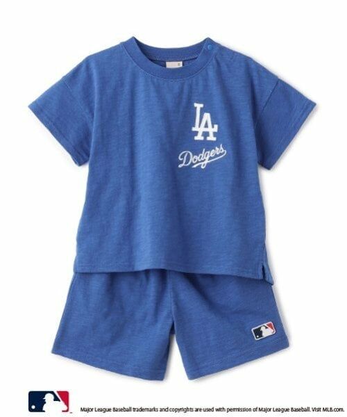 petit main / プティマイン ミニ丈・ひざ丈ワンピース | 【MLB】カットソーセットアップ | 詳細6