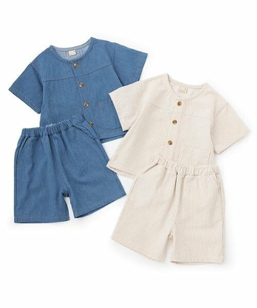 petit main / プティマイン ミニ丈・ひざ丈ワンピース | 布帛半袖セットアップ | 詳細16