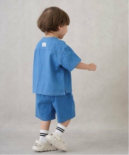 petit main / プティマイン ミニ丈・ひざ丈ワンピース | 布帛半袖セットアップ | 詳細2