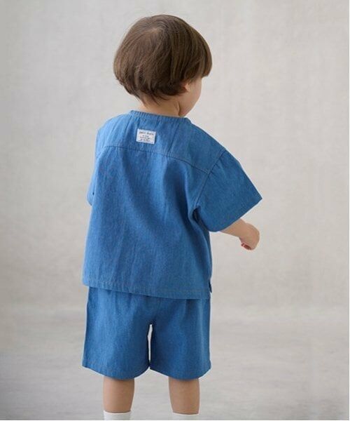 petit main / プティマイン ミニ丈・ひざ丈ワンピース | 布帛半袖セットアップ | 詳細3