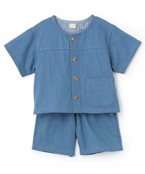 petit main / プティマイン ミニ丈・ひざ丈ワンピース | 布帛半袖セットアップ | 詳細4