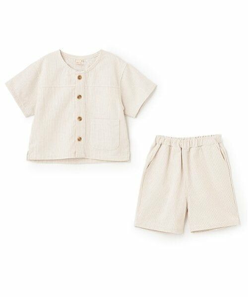 petit main / プティマイン ミニ丈・ひざ丈ワンピース | 布帛半袖セットアップ | 詳細6