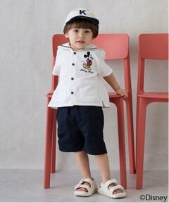 petit main / プティマイン ミニ丈・ひざ丈ワンピース | 【Disney】セーラーセットアップ