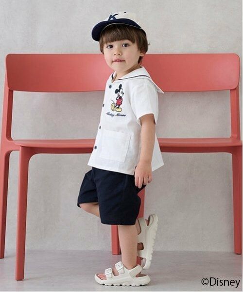 petit main / プティマイン ミニ丈・ひざ丈ワンピース | 【Disney】セーラーセットアップ | 詳細1
