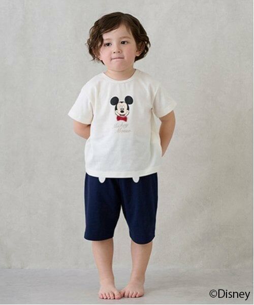 petit main / プティマイン ルームウェア | 【Disney】ミッキー/パジャマ（オフ ホワイト）