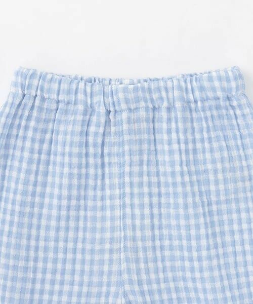 petit main / プティマイン ルームウェア | 【リンク】くま刺しゅうWガーゼパジャマ(キッズ) | 詳細10