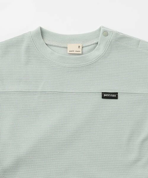 petit main / プティマイン ミニ丈・ひざ丈ワンピース | 【接触冷感】ドッキングカットセットアップ | 詳細5