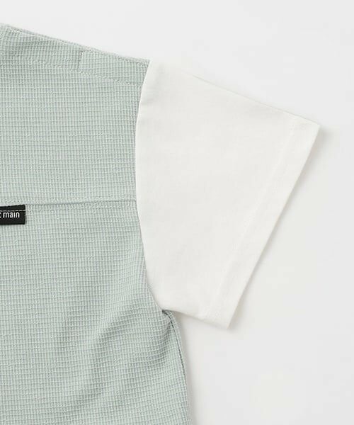 petit main / プティマイン ミニ丈・ひざ丈ワンピース | 【接触冷感】ドッキングカットセットアップ | 詳細7