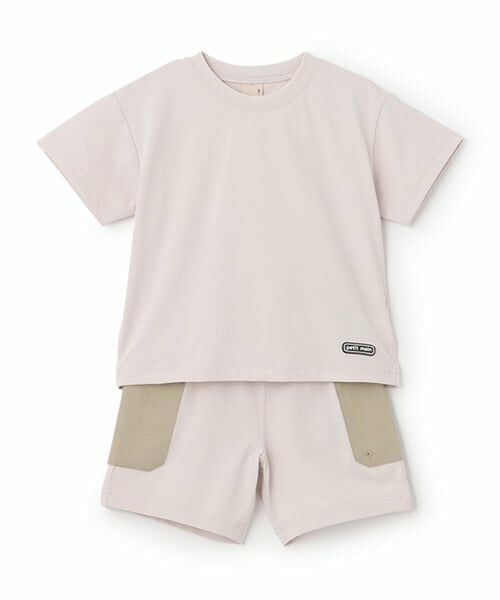 petit main / プティマイン Tシャツ | 【水陸両用】速乾カットセットアップ（ECRU(キナリ)）
