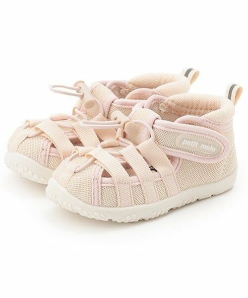 petit main / プティマイン サンダル | 水抜きソールサンダル(ライト ピンク)