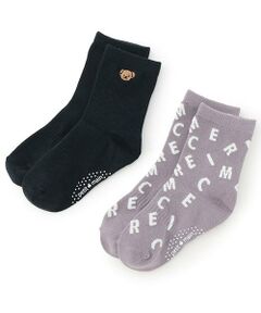 petit main / プティマイン ソックス | BOYSくま・MERCIソックス2P