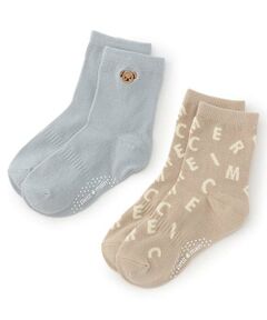 petit main / プティマイン ソックス | BOYSくま・MERCIソックス2P