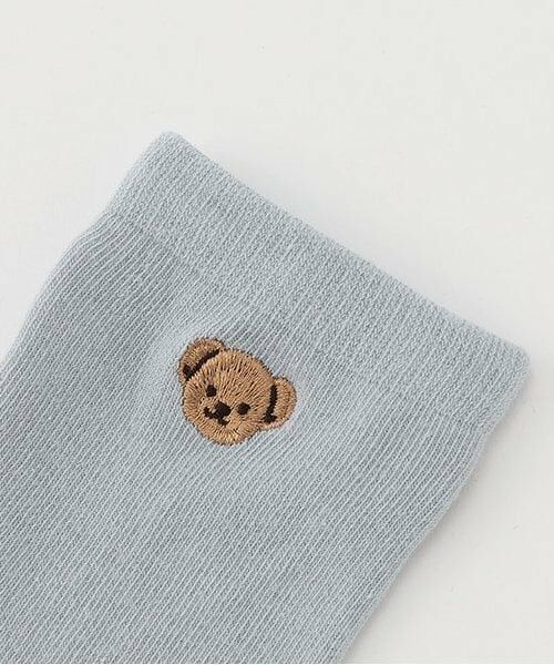 petit main / プティマイン ソックス | BOYSくま・MERCIソックス2P | 詳細1