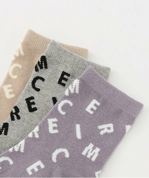 petit main / プティマイン ソックス | BOYSくま・MERCIソックス2P | 詳細6