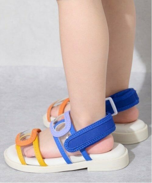 petit main / プティマイン サンダル | 配色クリアサンダル | 詳細1