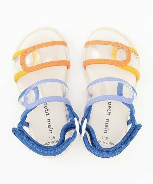 petit main / プティマイン サンダル | 配色クリアサンダル | 詳細12