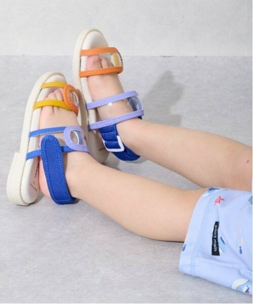 petit main / プティマイン サンダル | 配色クリアサンダル | 詳細2