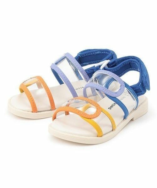 petit main / プティマイン サンダル | 配色クリアサンダル | 詳細4