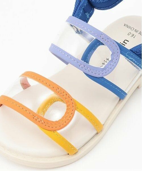 petit main / プティマイン サンダル | 配色クリアサンダル | 詳細8