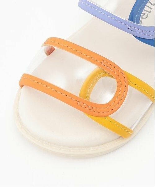 petit main / プティマイン サンダル | 配色クリアサンダル | 詳細9