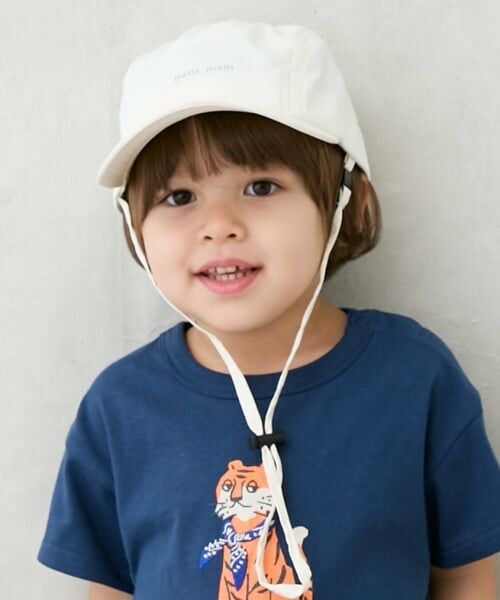 petit main / プティマイン キャップ | 撥水日除けジェットキャップ（生成）