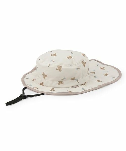 petit main / プティマイン ハット | 水陸両用メッシュハット（アイボリー）