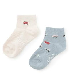 BOYS吸水速乾ソックス2P