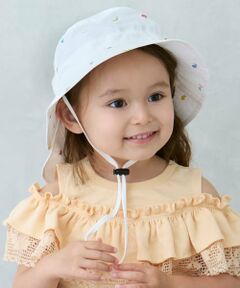 petit main / プティマイン ハット | 総柄サファリハット