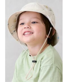 petit main / プティマイン ハット | 総柄サファリハット