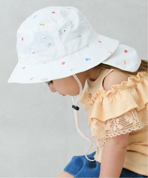 petit main / プティマイン ハット | 総柄サファリハット | 詳細4