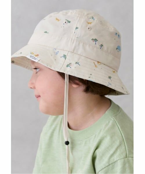 petit main / プティマイン ハット | 総柄サファリハット | 詳細6