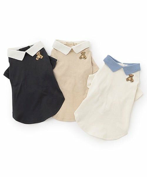 petit main / プティマイン ペットグッズ | 【DOG】【接触冷感】ポロ衿配色Tシャツ | 詳細19
