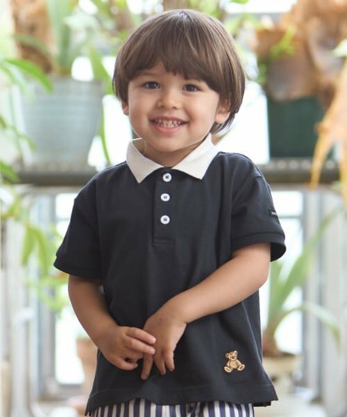 petit main / プティマイン ペットグッズ | 【DOG】【接触冷感】ポロ衿配色Tシャツ | 詳細7